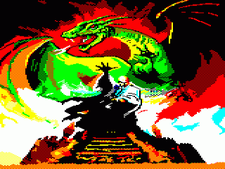 The Sorcerer of Claymorgue Castle title screen for ZX Spectrum